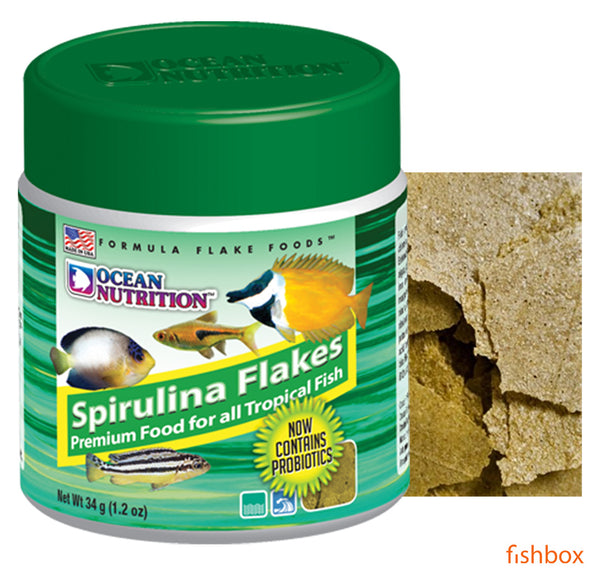 Spirulina Flakes - fishbox