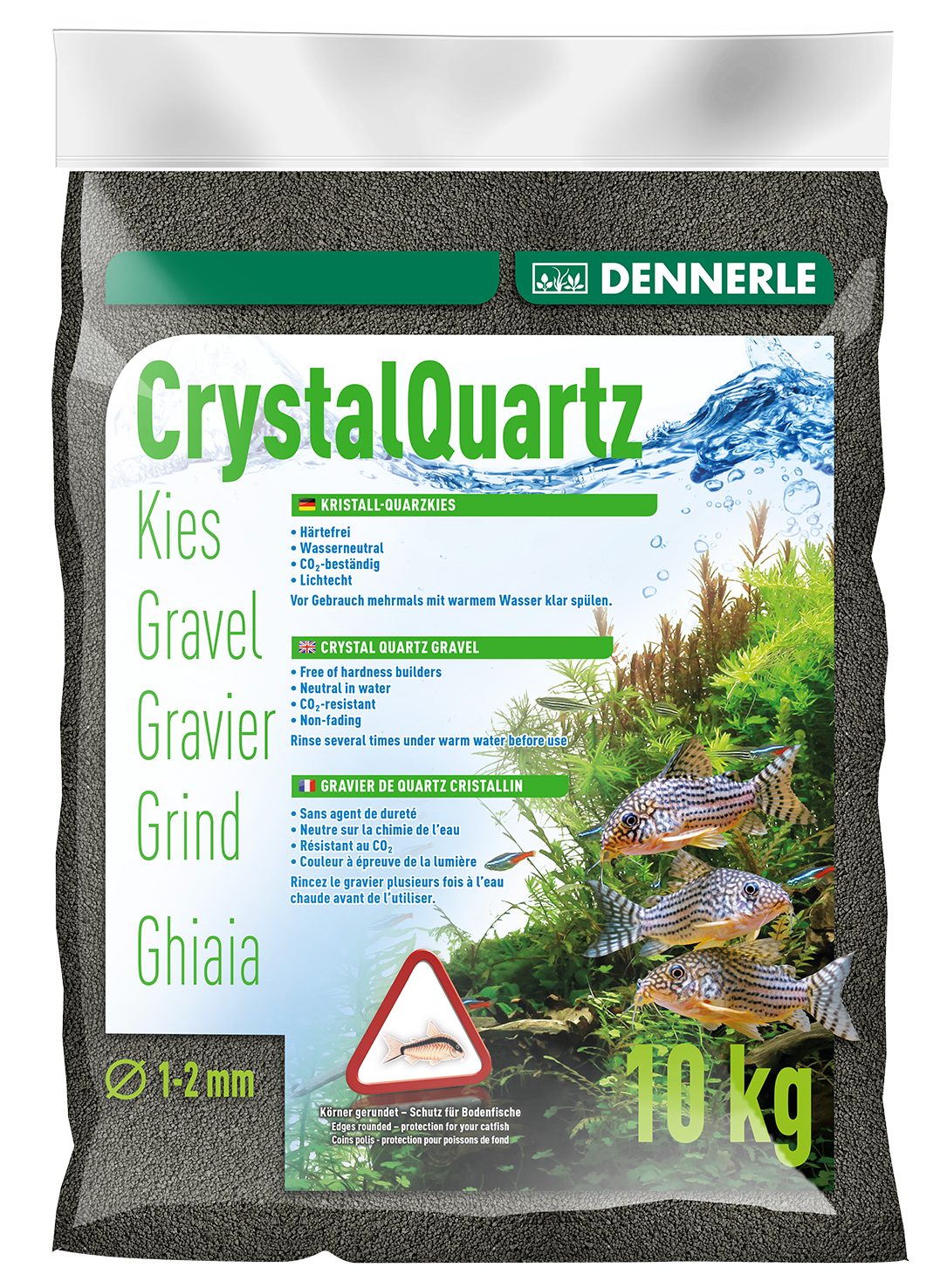 Crystal Quartz - črn (diamond black) - fishbox