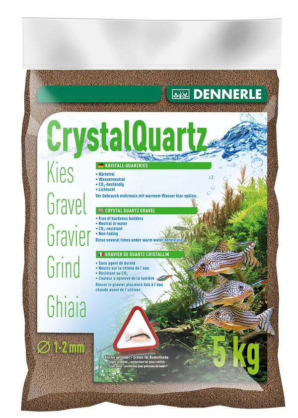 Crystal Quartz - temno rjav - fishbox
