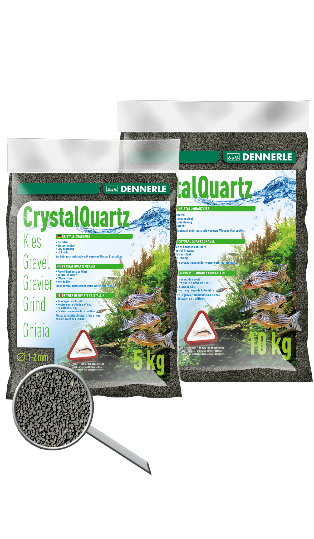 Crystal Quartz - siv (slate grey) - fishbox