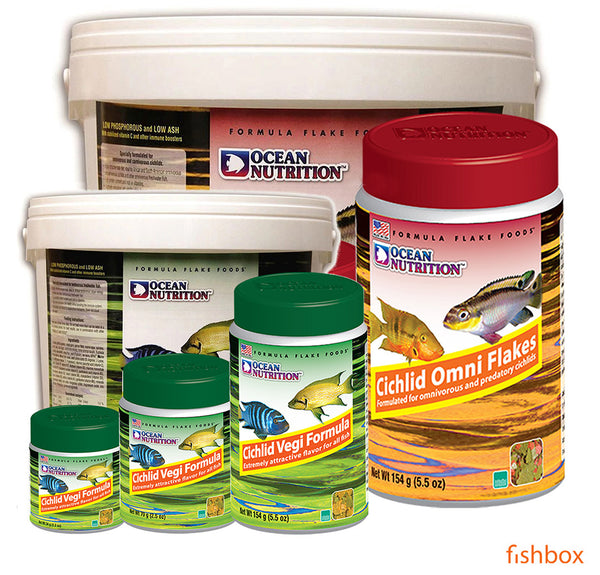 Cichlid Omni Flakes / Vegi Formula - fishbox