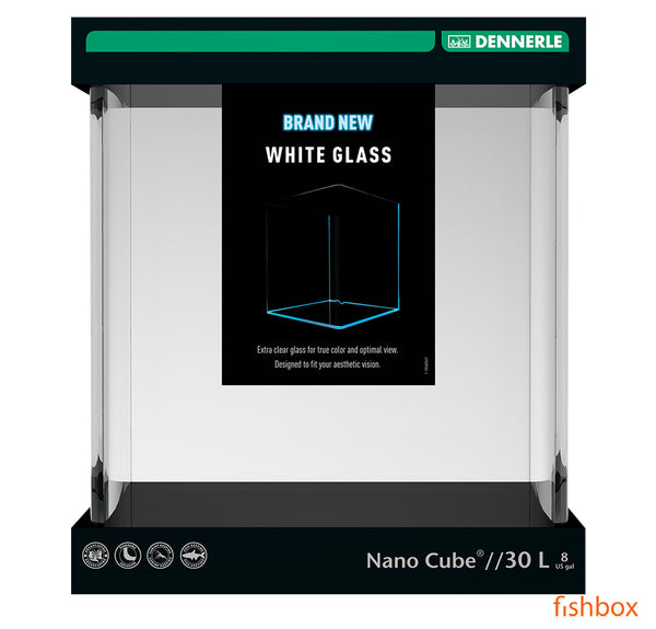 Nano Cube - White Glass - fishbox