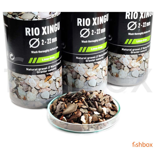 Natural gravel Plantahunter Rio Xingu MIX 2-22 mm - fishbox