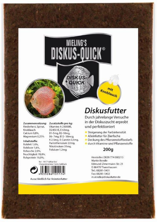 MIELING'S DISKUS-QUICK ČESEN, 200 g - fishbox