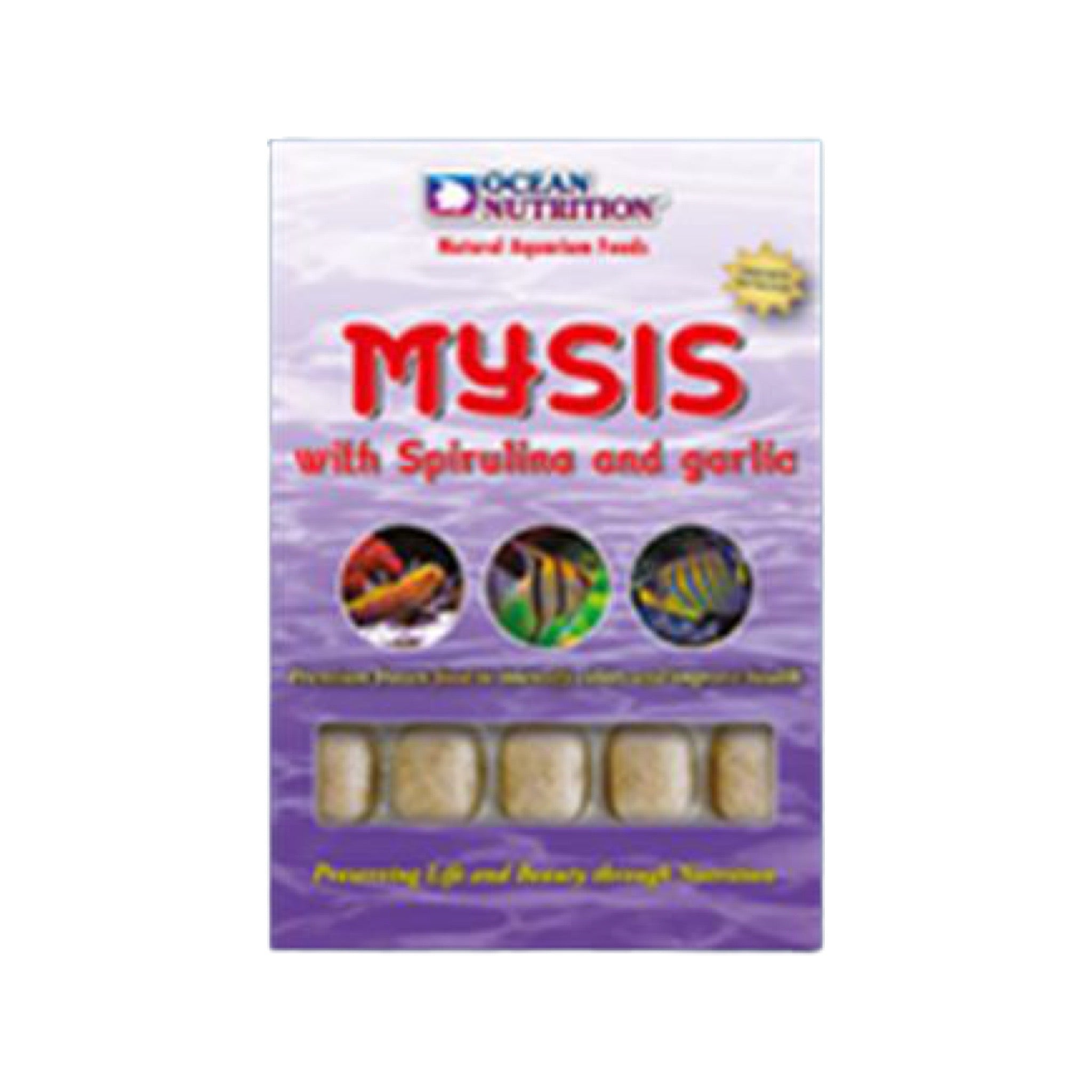 Mizidni rakci (Mysis) s spirulino in česnom - 100 g blister