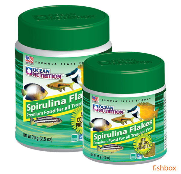 Spirulina Flakes - fishbox
