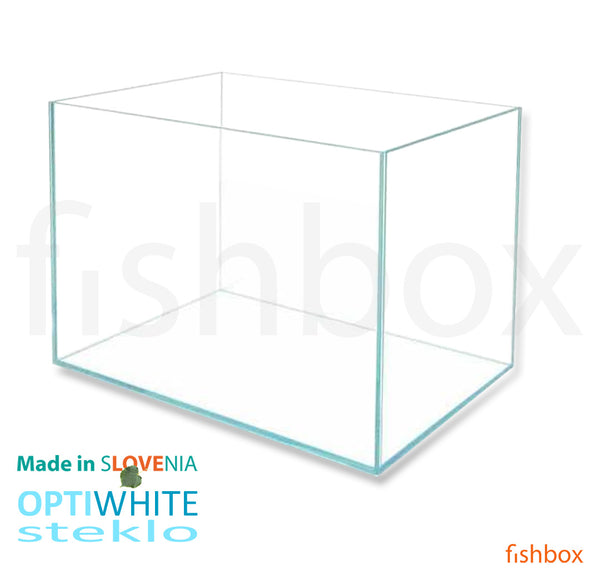 Steklen akvarij, OPTIWHITE steklo - fishbox