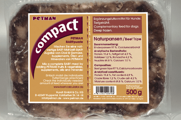 Petman Compact NATUR VAMPI 2x250g - fishbox
